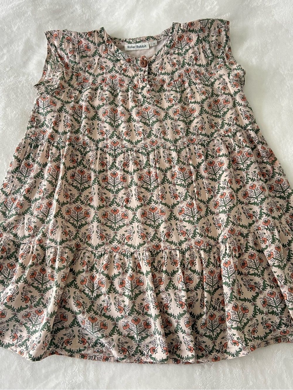 Roller Rabbit Hampton Pami Dress girl dress size 6 100% Cotton